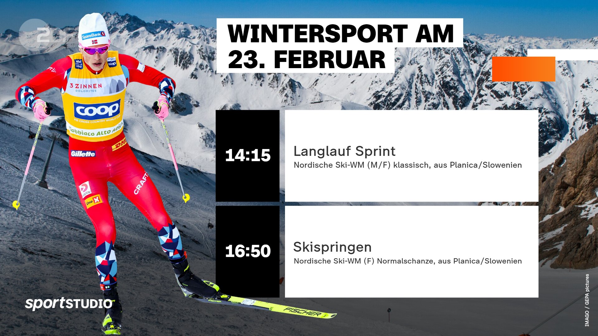 ZDF sportstudio on Twitter "Die Nordische SkiWM startet Die ersten