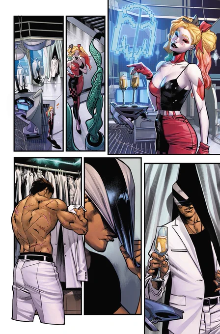 Ghostmaker and Harley playing with swords  @tomeu_morey colors @JamesTheFourth script #Batman 