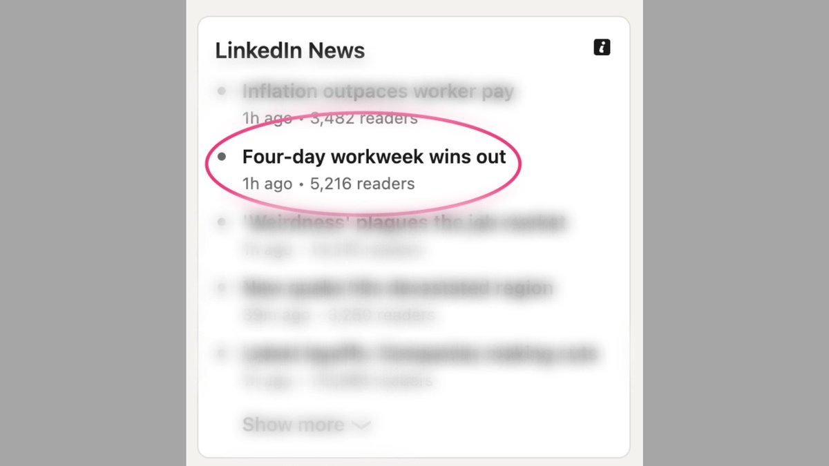 Exciting to see this on our <a href="/LinkedInNews/">LinkedIn News</a> (<a href="/LinkedIn/">LinkedIn</a>) headlines this AM. Congrats to you and the team, <a href="/lockhart_charli/">Charlotte Lockhart - Founder 4 Day Week Global</a> + <a href="/4dayweek_global/">4 Day Week Global</a>! 🎉⏳💼

CC: <a href="/business/">Bloomberg</a> / Full article: bloomberg.com/news/articles/…