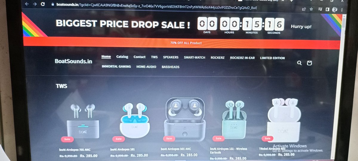 UtpalKSharma's tweet photo. @RockWithboAt is this any scam or what? https://t.co/v3JvydLeA6