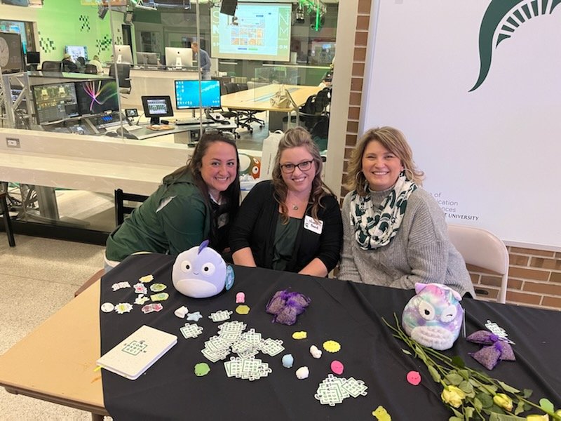 prabudavid's tweet photo. Very proud of our faculty, staff and students of @MSUComArtSci who are coming together as a community to heal. I never guessed the magical therapeutic powers of squishmallows. #SpartanStrong https://t.co/dj9hbeWUJj