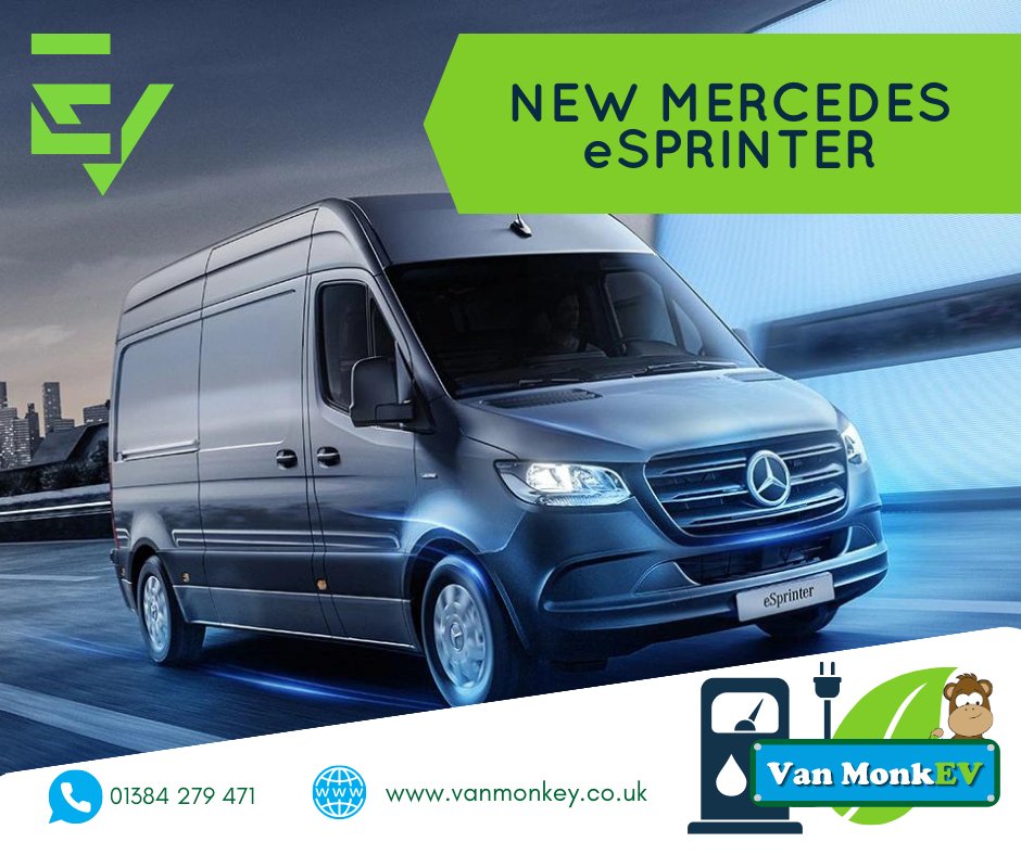 New Mercedes eSprinter receives a power boost! ⚡ 🔋

The second generation is expected to increase its range by 161% 😮

A new version has more than doubled that distance to 248 miles. 👏

#newelectricvans #MercedeseSprinter #Electricvans