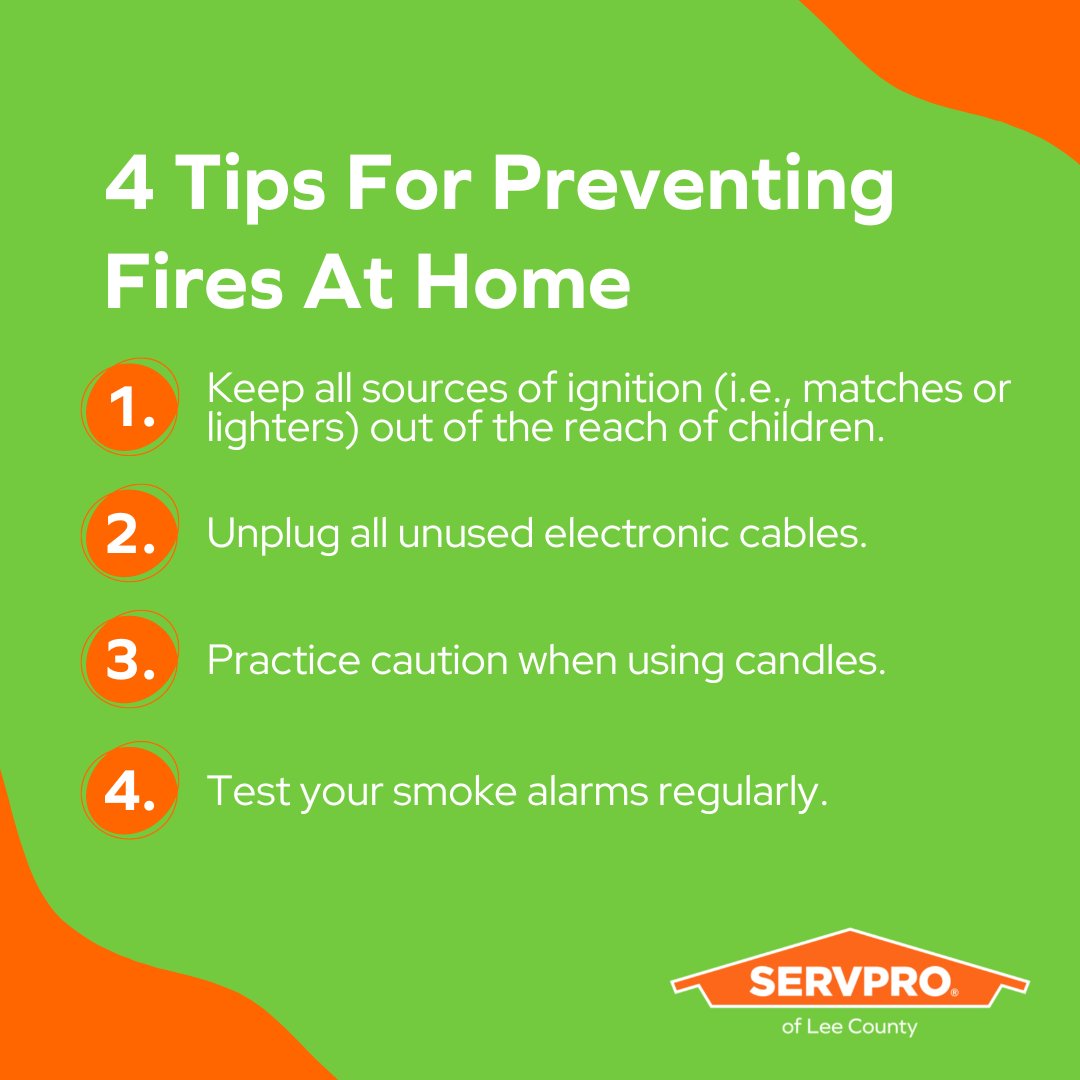 Whether you live in a house or an apartment, there are a number of steps you can take to reduce the risk of fire to you, your family, and the place you call home. 👍

These tips will help you improve your home’s safety. 💯