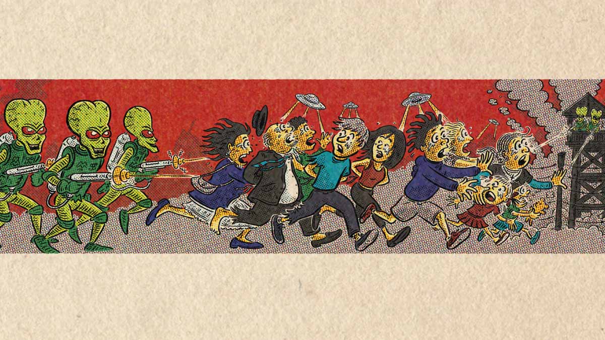 sparaboom's tweet photo. “Mars Acknowledges!”

Featured in The Sunday Long Read @sundaylongread...

#comics #animation #sparaboom #SundayLR #IndigenousEarthlings #Indigenous #mars #MarsAttacks #martians https://t.co/WhEUOA5iKm