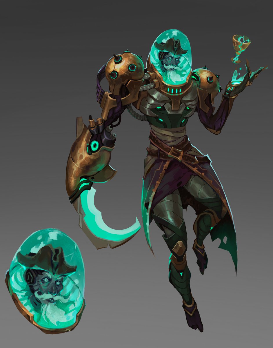 Inkeyjay's tweet photo. Flying Dutchman captain but make it sci-fi?? https://t.co/NYwj1VFIJf