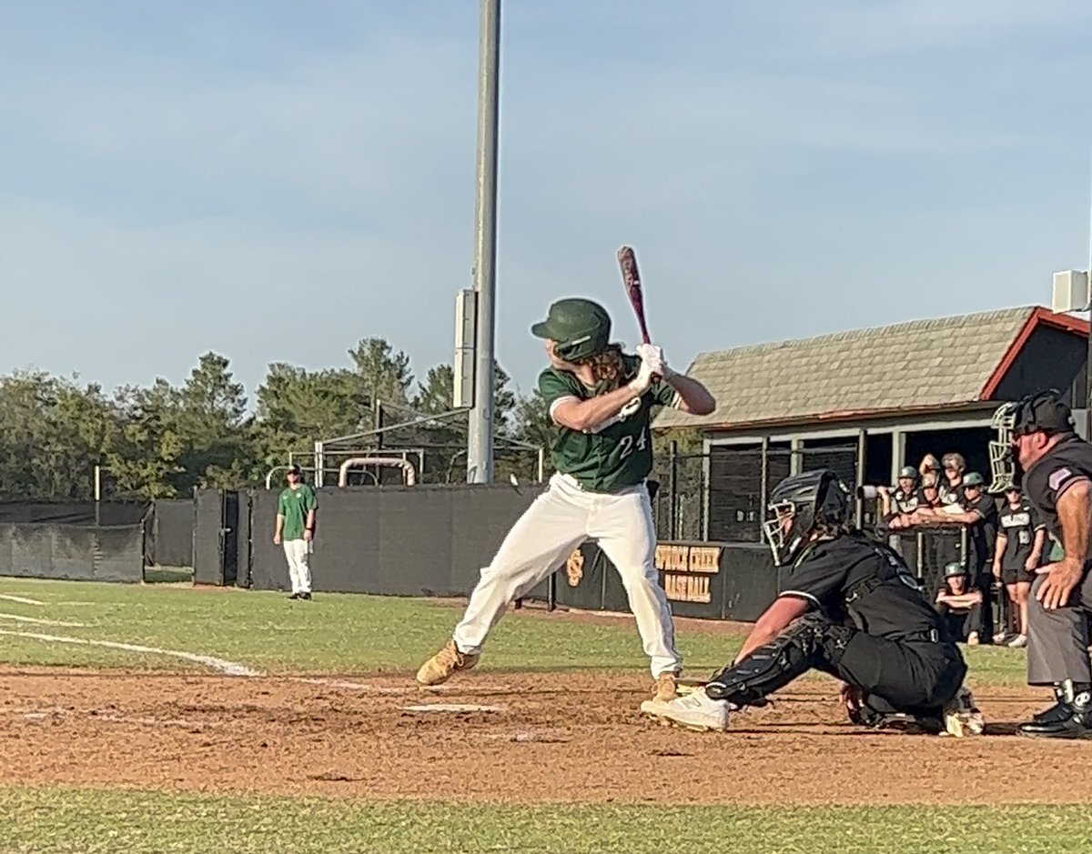 A win is a great way to start my last high school baseball season. I went (1-3) with a single in the 2-1 win over the deland bulldogs