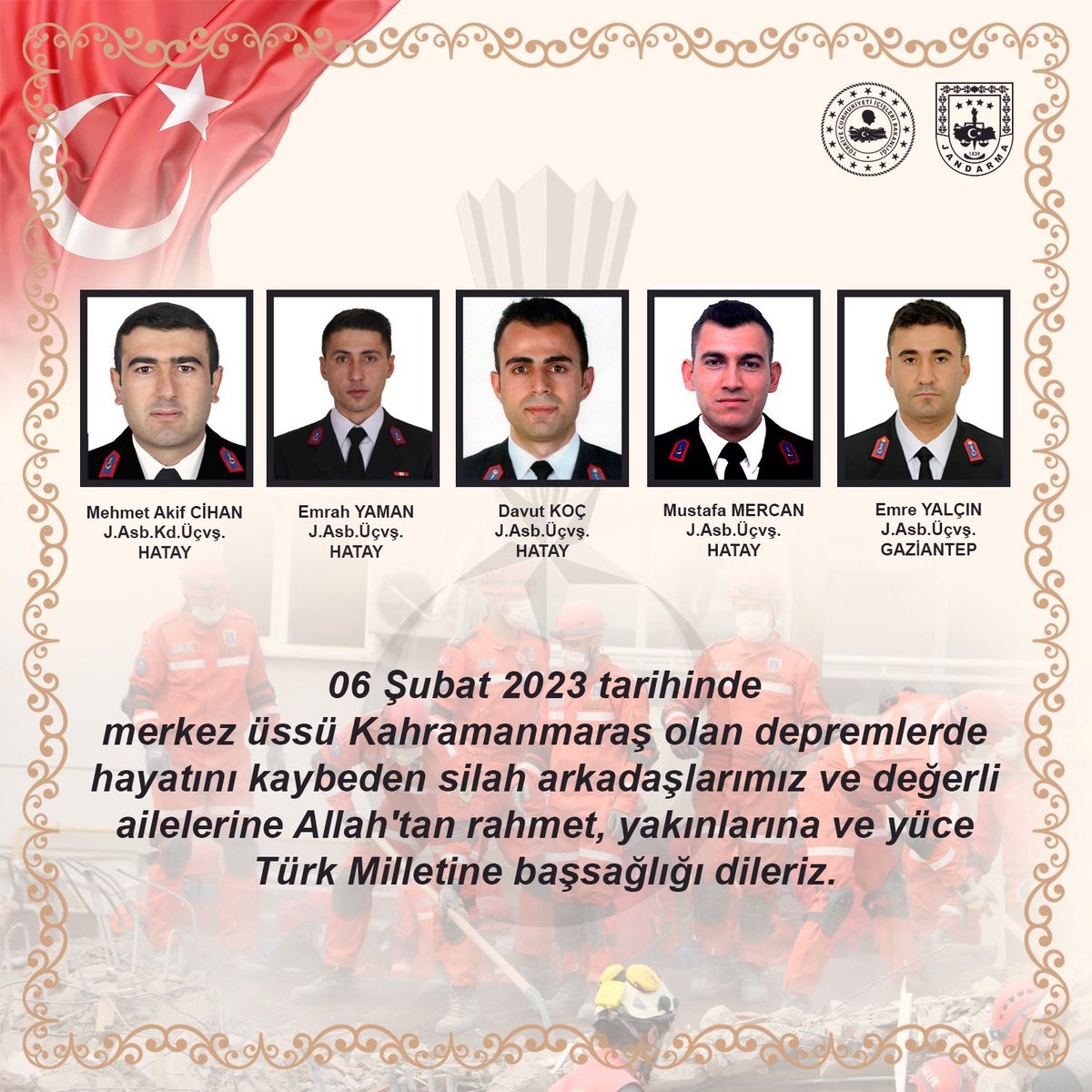 Başımız sağ olsun.🇹🇷