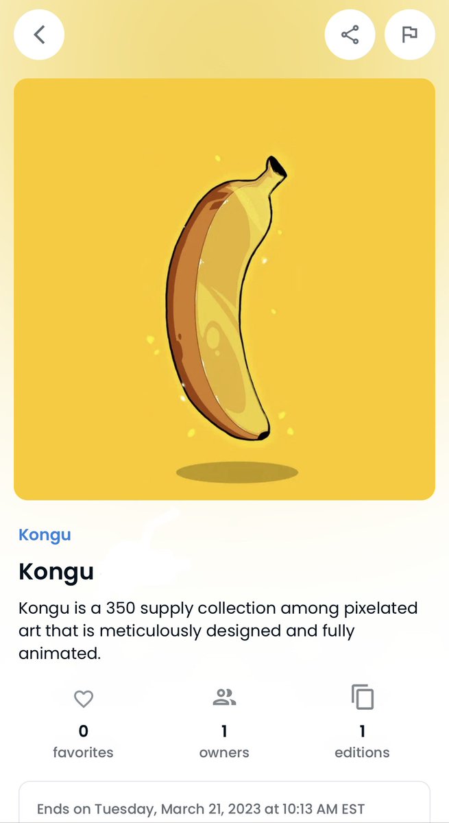 The <a href="/KonguNFT/">Kongu</a> mint reminded me of the old good NFT days ❤️ congrats to my friend <a href="/SilverbackAvi/">Avi</a>