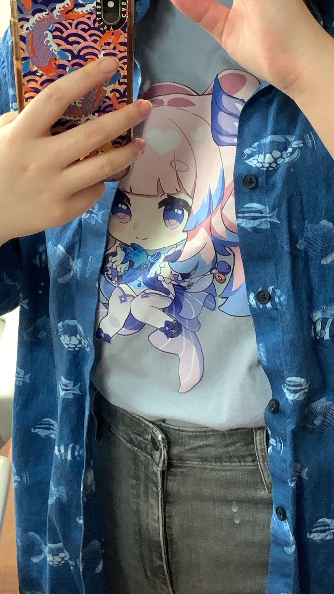 mokiori_'s tweet photo. BUSTING OUT THE KOKOSHIRT EVEN THOUGH ITS 0 DEGREES https://t.co/TPxWCGFGxm