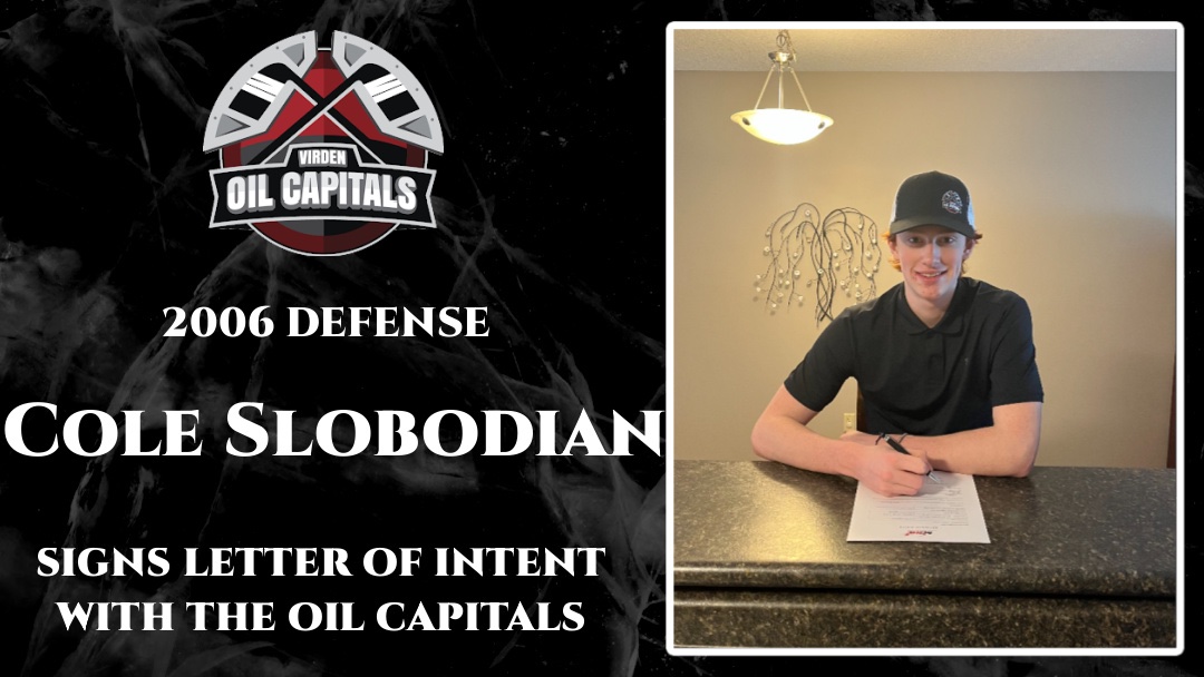 Virden Oil Capitals (@oilcapshockey) on Twitter photo Slobodian signs Letter Of Intent for the 2023-2024 hockey season!
Read more below: 
oilcapshockey.com/slobodian-sign…
<a href="/mjhlhockey/">MJHL</a> Slobodian signs Letter Of Intent for the 2023-2024 hockey season!
Read more below: 
oilcapshockey.com/slobodian-sign…
<a href="/mjhlhockey/">MJHL</a>