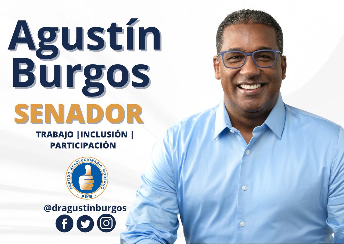 dragustinburgos's tweet photo. “Asumo este compromiso con humildad, con la confianza en Dios, con el apoyo de mi familia y de todos los perremeistas”.

Agustín Burgos
SENADOR
Trabajo | Inclusión | Participación 

#Burgossenador2024 https://t.co/mBRfRdEdgc
