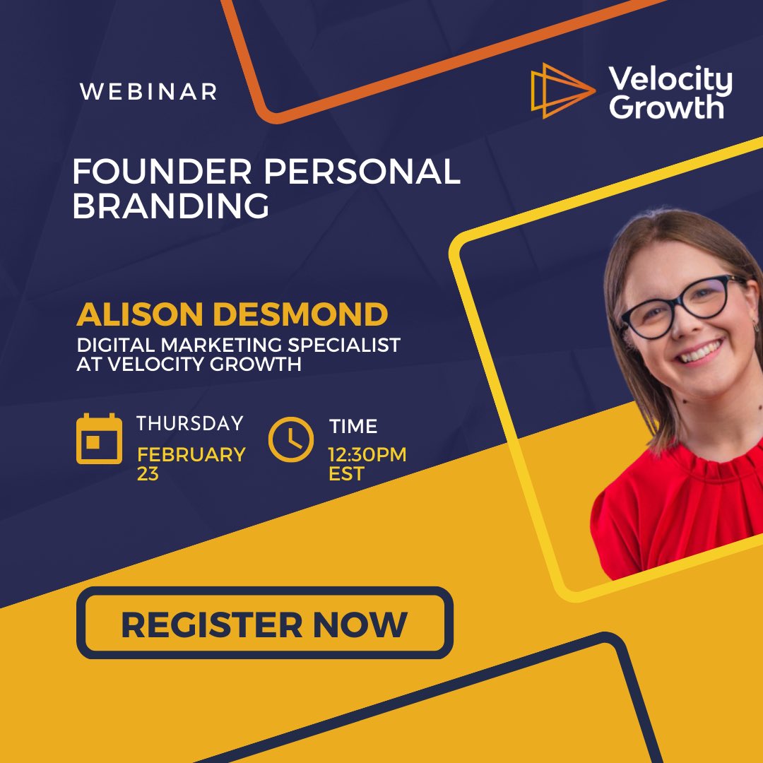 Looking forward to this on Thursday 🎉🎉

velocitygrowth.com/founder-person…