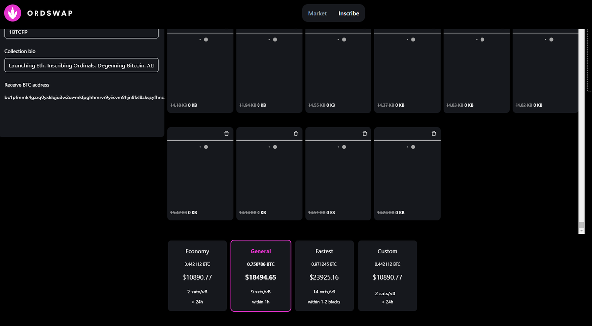 Fck it. Time to get Inscribing.

ALL ETH NFTS CAN BE BURNT FOR A FREE ORDINAL
opensea.io/collection/1bt…