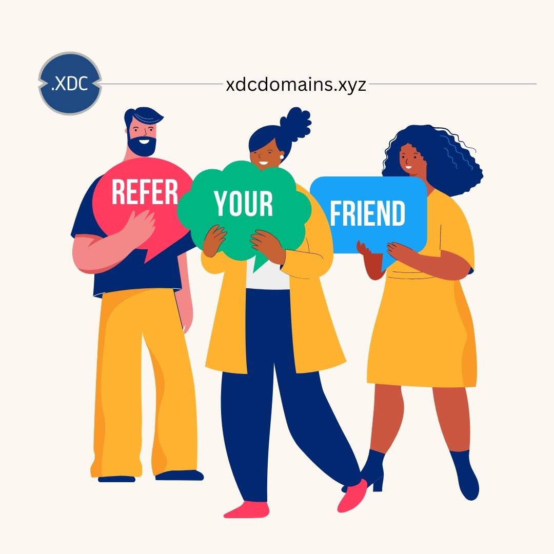 xdcdomains's tweet photo. Hello friends! Referral program with up to 40% revenue share coming soon on #xdcdomains. Can't wait for it's chance for .xdc holders to make money! 💰💰💰@XinFin_Official @XDCFoundation @ownxdc #XDC #XDCDomains https://t.co/899W9JIDX1