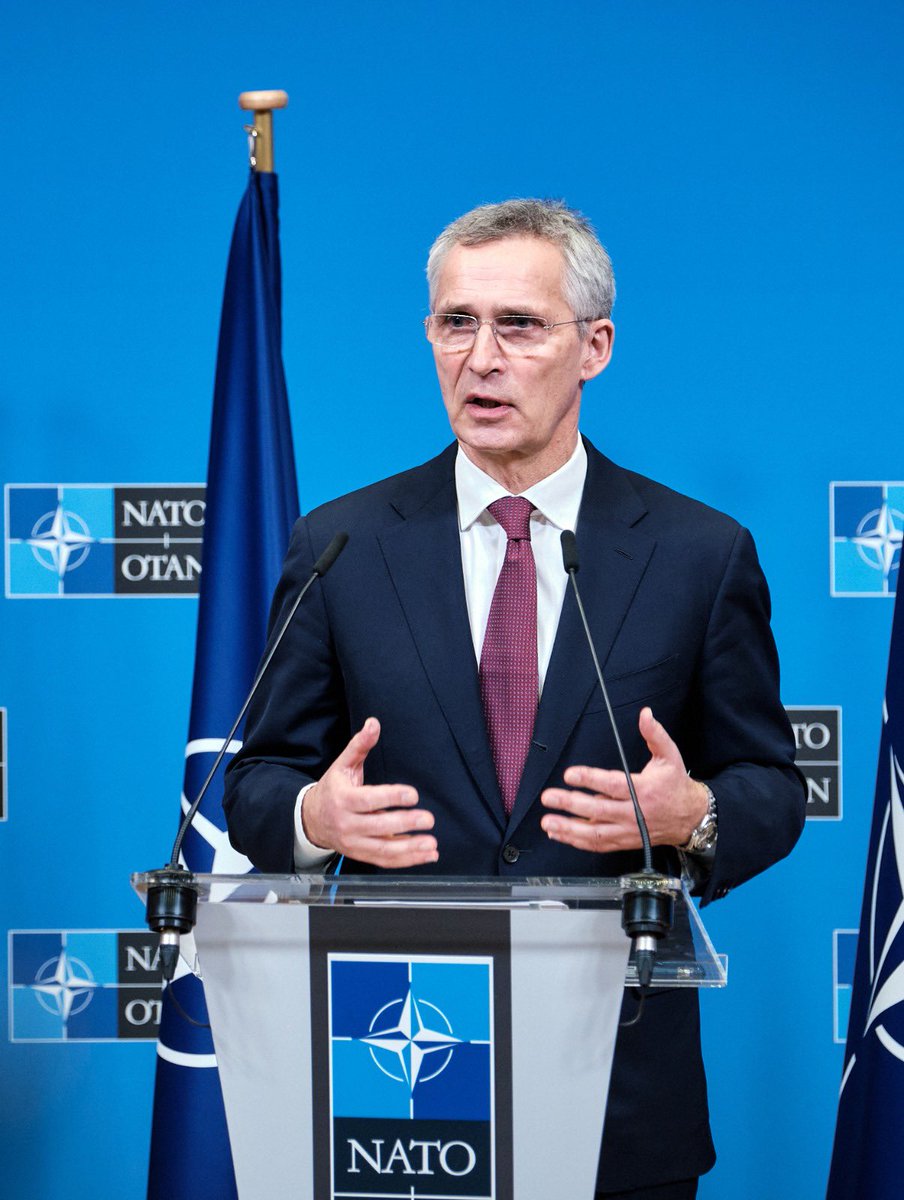 #NATO SecGen <a href="/jensstoltenberg/">Jens Stoltenberg</a> on Russia’s decision to suspend its participation in #NewSTART: 
“More nuclear weapons &amp; less arms control makes the world more dangerous. With Russia’s decision today, the whole arms control architecture has been dismantled.”