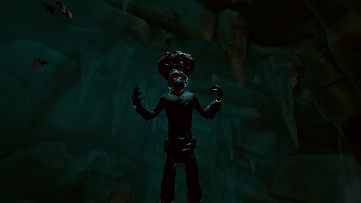 Tato_Tunes's tweet photo. I gave an arm and a leg for Athena... what did I get in return? DOMINION OVER BAT KIND.

Theme - Athena Ambassadors
@SeaOfThieves #StyleOfThieves https://t.co/It0IskuJb3