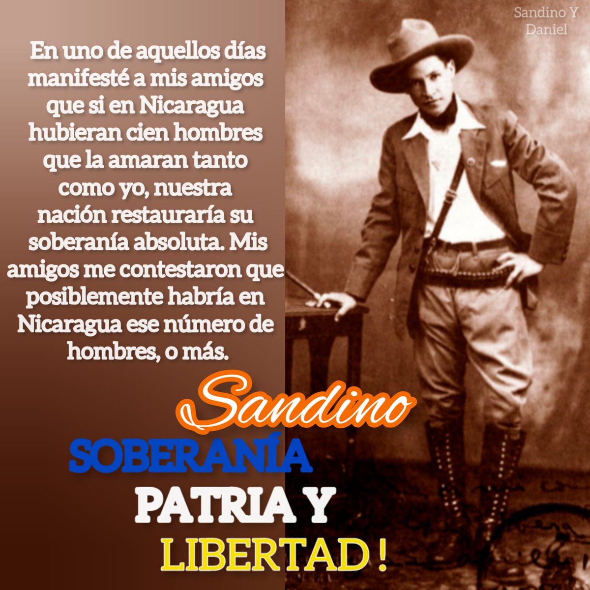 Nosotros iremos hacia el sol de la libertad o hacia la muerte; y si morimos, nuestra causa seguirá viviendo.
#Nicaragua 
#ManaguaSandinista 
<a href="/CaleroMariela/">Mariela Calero 🇳🇮</a> 
<a href="/FirmesP/">Firmes Por la Paz</a> 
<a href="/KathiaAlvarad14/">comunicadores T 6</a> 
<a href="/Plomo19792/">PLOMO1979</a> 
<a href="/Nayd_jk/">Jk</a>