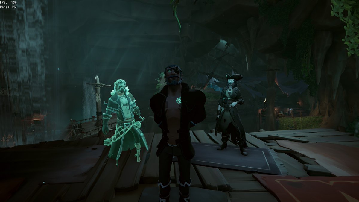 PyThor97's tweet photo. My submission for Style of Thieves 
theme: guardian of fortune 
So here I went with Athena PVP and dedication to my beloved game. first we are in the new pirate legend hideout which you unlock after getting level 100 on the guardians of fortune
 @SeaOfThieves @StyleOfThieves https://t.co/n9GoBkYBib