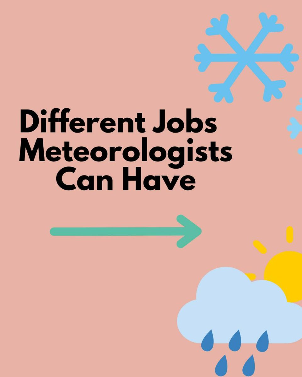 mmcclellanwx's tweet photo. Being a meteorologist is more than just a person on tv -- there are so many things a meteorologist can do!
#meteorologist #STEM #weather #wx #STEMisCool #meteorology #WomenInSTEM #WomenOfWx https://t.co/TFrGOQqgK9