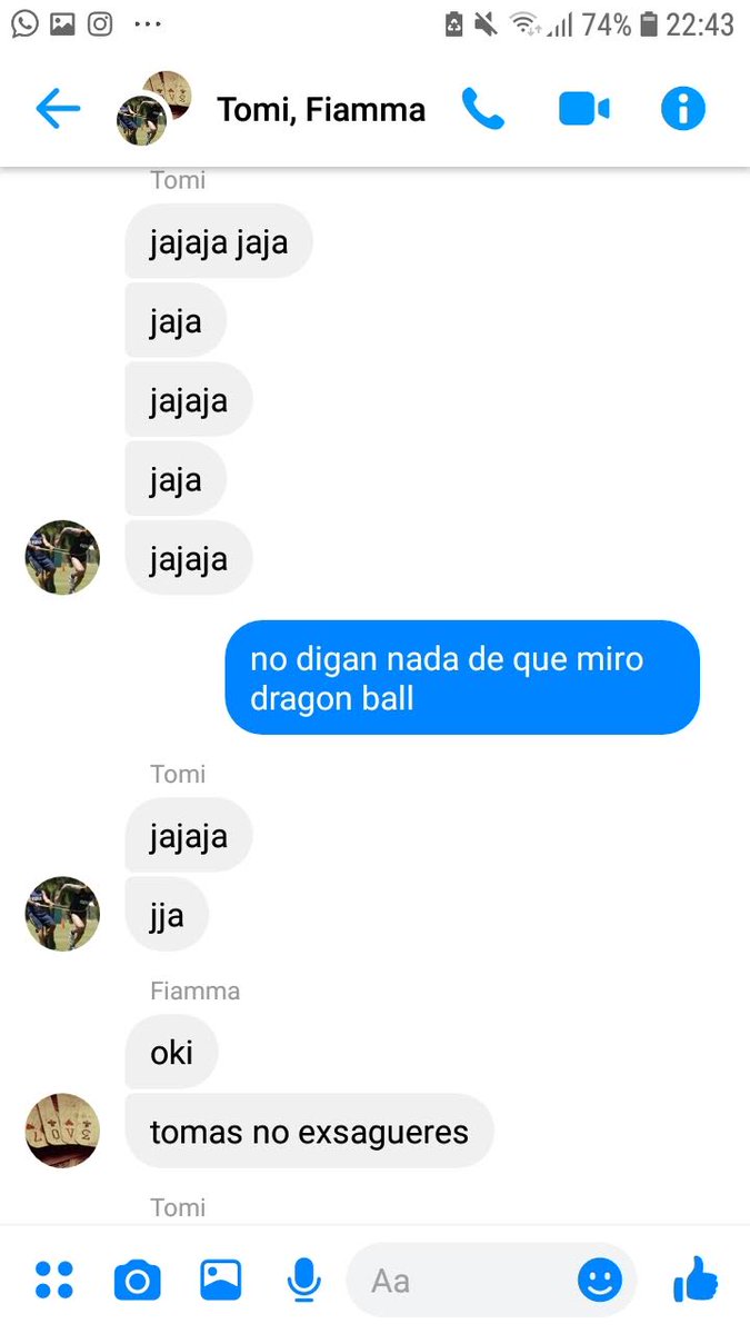 mi yo del 2015 tenia un re miedo de ser juzgada en la sociedad por ver dragon ball sjdks