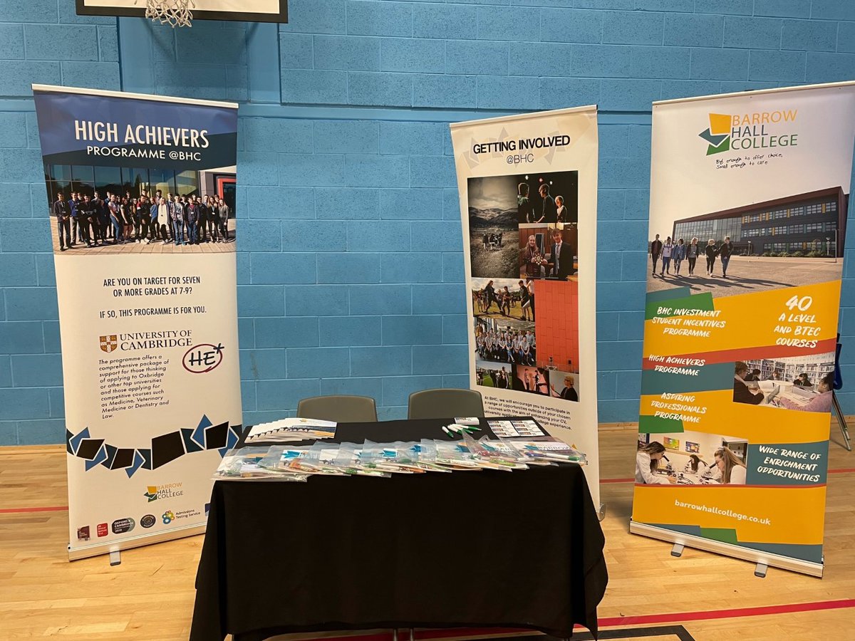 BarrowHallColl's tweet image. Our college ambassadors have been representing Barrow Hall College this week at St Gregory's High School careers fair. 
Its not too late to apply to study with us in September 2023, see our website for details about how to apply:
greatsankey.org/college