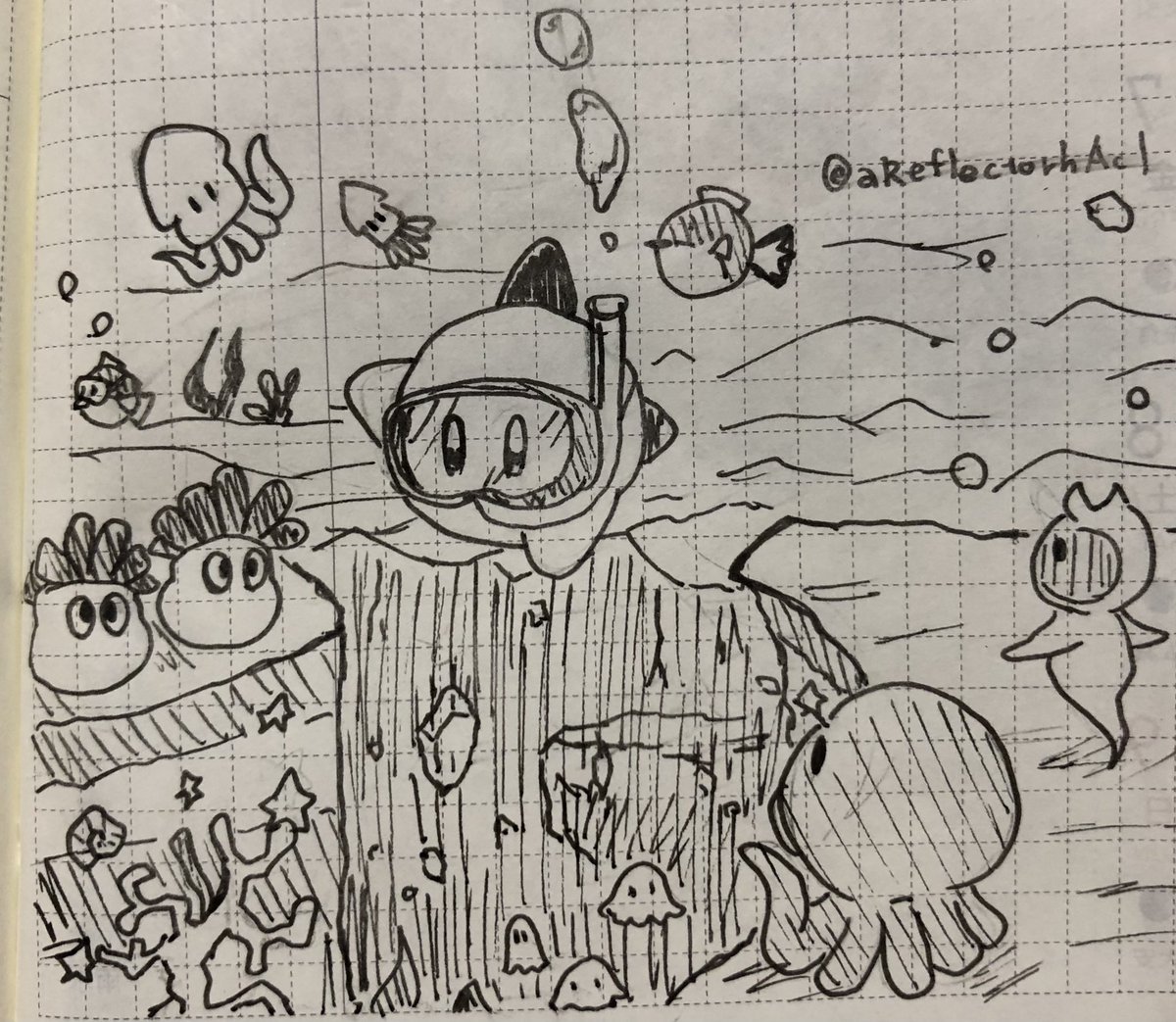 久々にカービィ絵
とりあえず海 