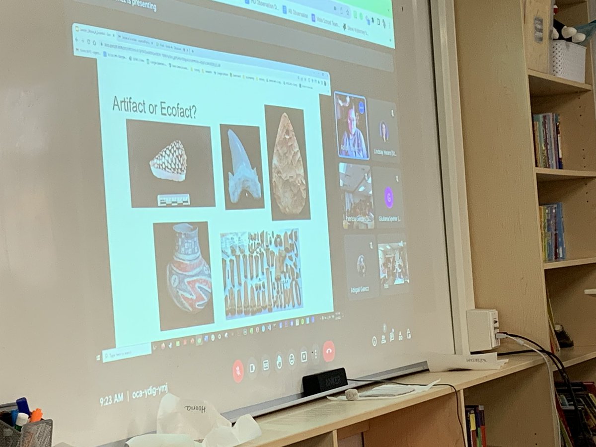 We were so lucky to Skype an archaeologist today! Abby showed us 3D models of artifacts she created and even how archeologists scan their dig sites before digging! <a href="/DesmondHDSB/">Viola Desmond Public School</a> <a href="/MsHearn_VDPS/">Ms. Hearn</a> <a href="/2playoutside/">TrishaGerdes</a> <a href="/MmeMaerz/">Mme Maerz</a>