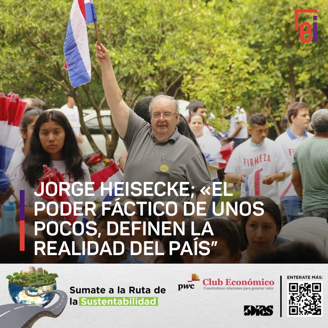 𝗔𝗖𝗧𝗨𝗔𝗟𝗜𝗗𝗔𝗗 📰👩‍👩‍👦‍👦

El poder está secuestrado por unos pocos bandidos, disfrazados de políticos y que son los que mandan y dirigen los destinos del país, sostuvo el candidato a senador por la Alianza Encuentro Nacional, Jorge Heisecke.
independiente.com.py/jorge-heisecke…
