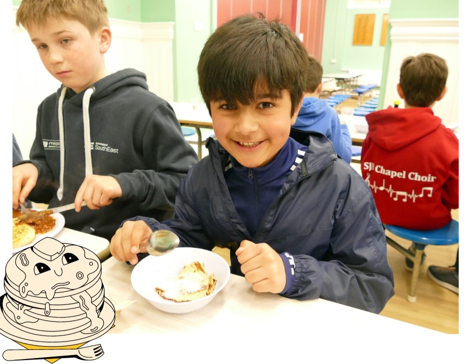SJBWindsor's tweet photo. Happy #PancakeDay! Our #SJBWindsor boys had a 'flipping' good lunch, finishing with some of Lynne's delicious pancakes. π₯ #ShroveTuesday #SJBfun https://t.co/cKRJr3FUlZ