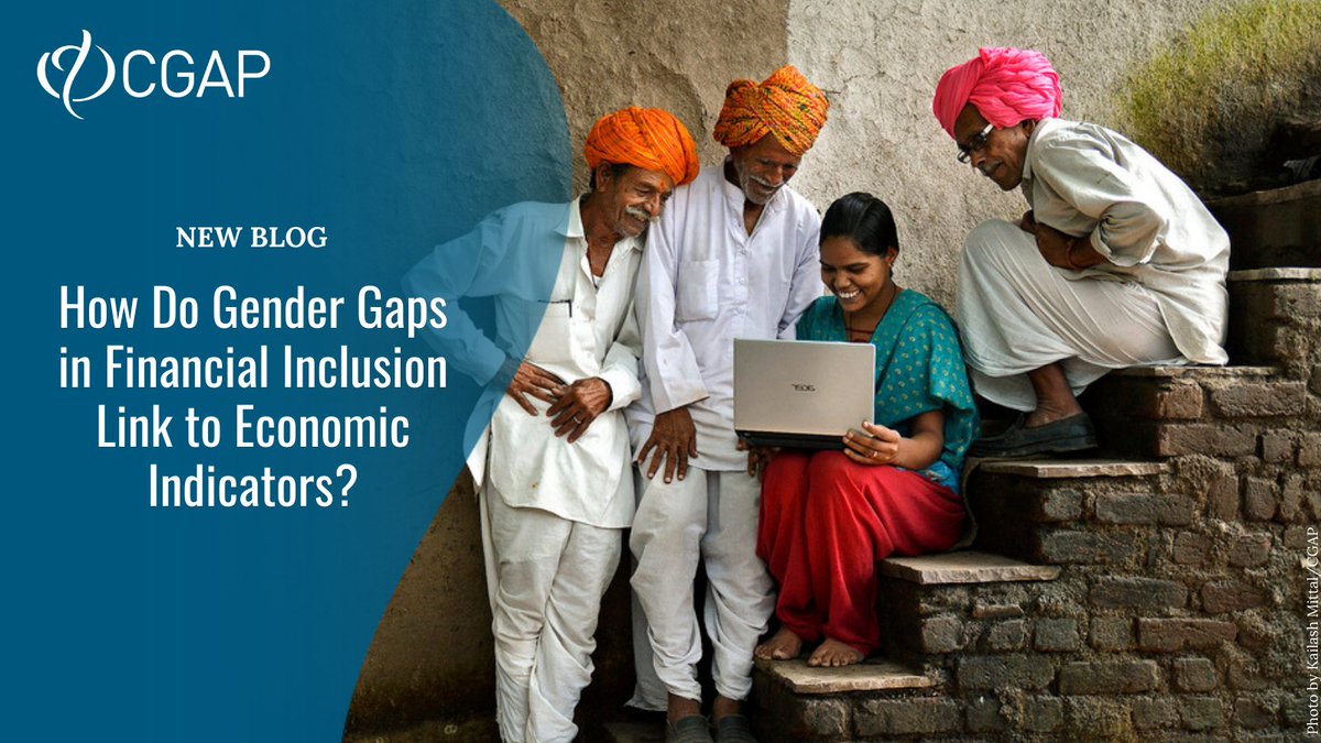 CGAP's tweet photo. Research has shown that the gap in #FinancialInclusion between men and women is closing – but why have some countries made more progress than others?

We explore 4 factors that could impact the #GenderGap in our new blog. 

Read more: https://t.co/jsIdp09ejU https://t.co/nRE1bytbiD