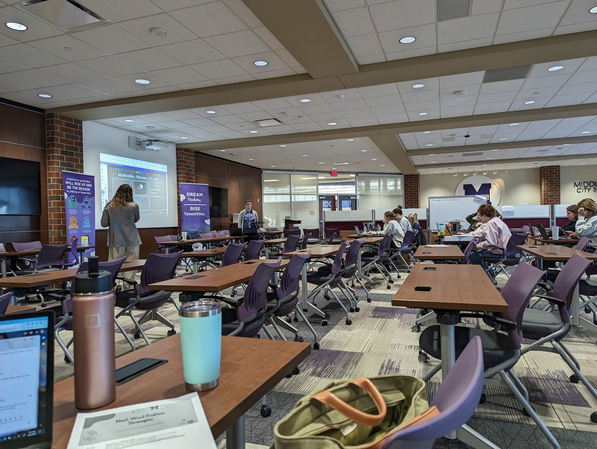 Great collaboration this morning between HCESC and Middletown math teachers! @MissWiemken