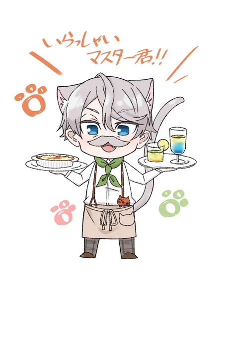 良かったら代わりに過去絵のネコチャンでも(2枚目のカラー絵はデータ吹っ飛んだので残ってませんかなしい) 