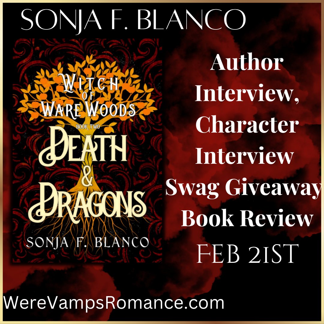 WereVampRomance's tweet photo. Sonja F. Blanco - Is joining us for Interviews and a Giveaway of her new release! Come check it out!
https://t.co/f8vdiN8DOl

#fantasybooks #fantasygenre #biblophile #biblophilia #Bookworm #BookDragon #bookhoarder #newreleasebook  #urbanfantasybooks #urbanfantasy #fantasyauthor https://t.co/Kf8QowP2fo