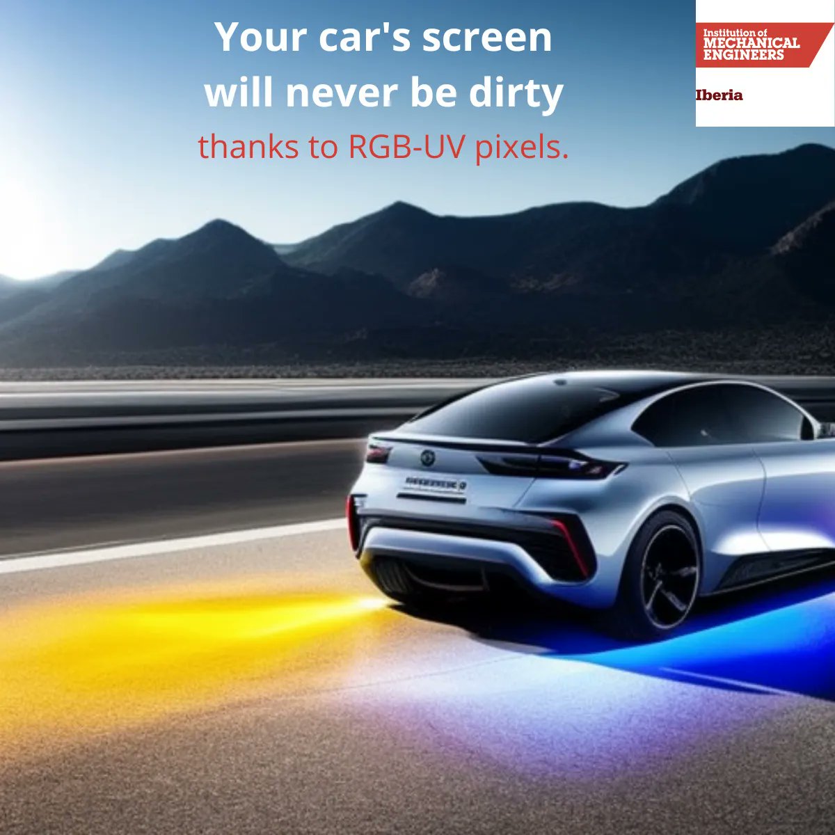 IMecheIberia's tweet photo. @GM has developed a #patent to put an end to all those #marks and #fingerprints on our #screen in the car: a #self-cleaning screen with #RGB-UV pixels. https://t.co/xLcaI71QHr