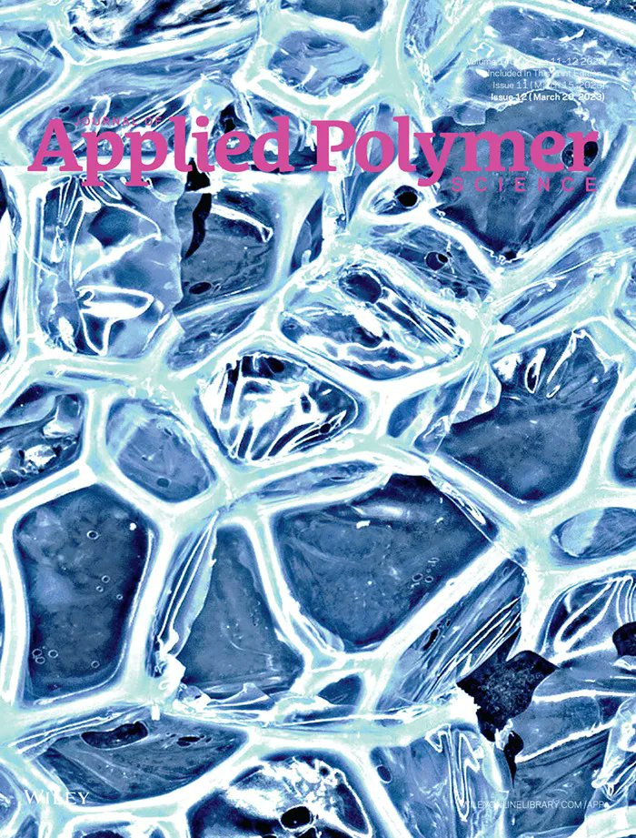 WileySTEM's tweet image. On the cover of the J. Appl. Polym. Sci.: Poly(β-hydroxythioether)s as shape memory polymer foams for oil sorption in aquatic environments by @WeemsLab &amp;amp; team ( @russcollege @ohiou)

buff.ly/40Zo2Pp

#polymers #JAPS