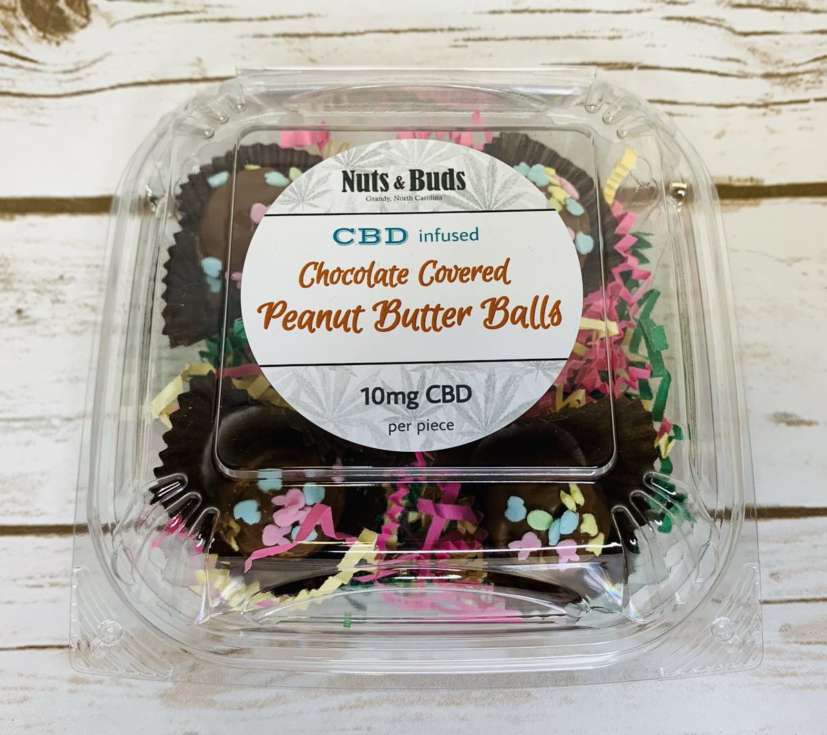 NutsandBuds's tweet photo. You have to try these.  CBD-Infused Chocolate Covered Peanut Butter Balls.  Yes, you can't just eat one.  ❤️  #cbdhealth #NCHemp https://t.co/wzohtA8ydk