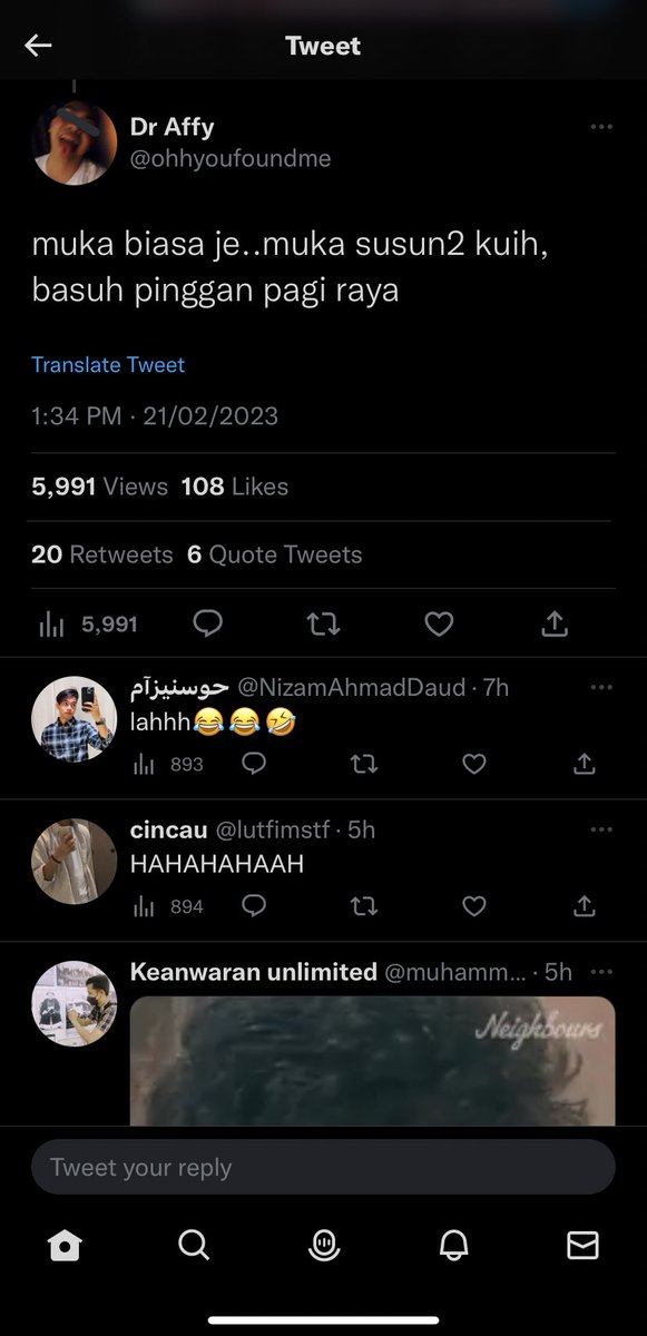 aliffnzrin's tweet photo. 😭😂 https://t.co/IDM69RU0iU