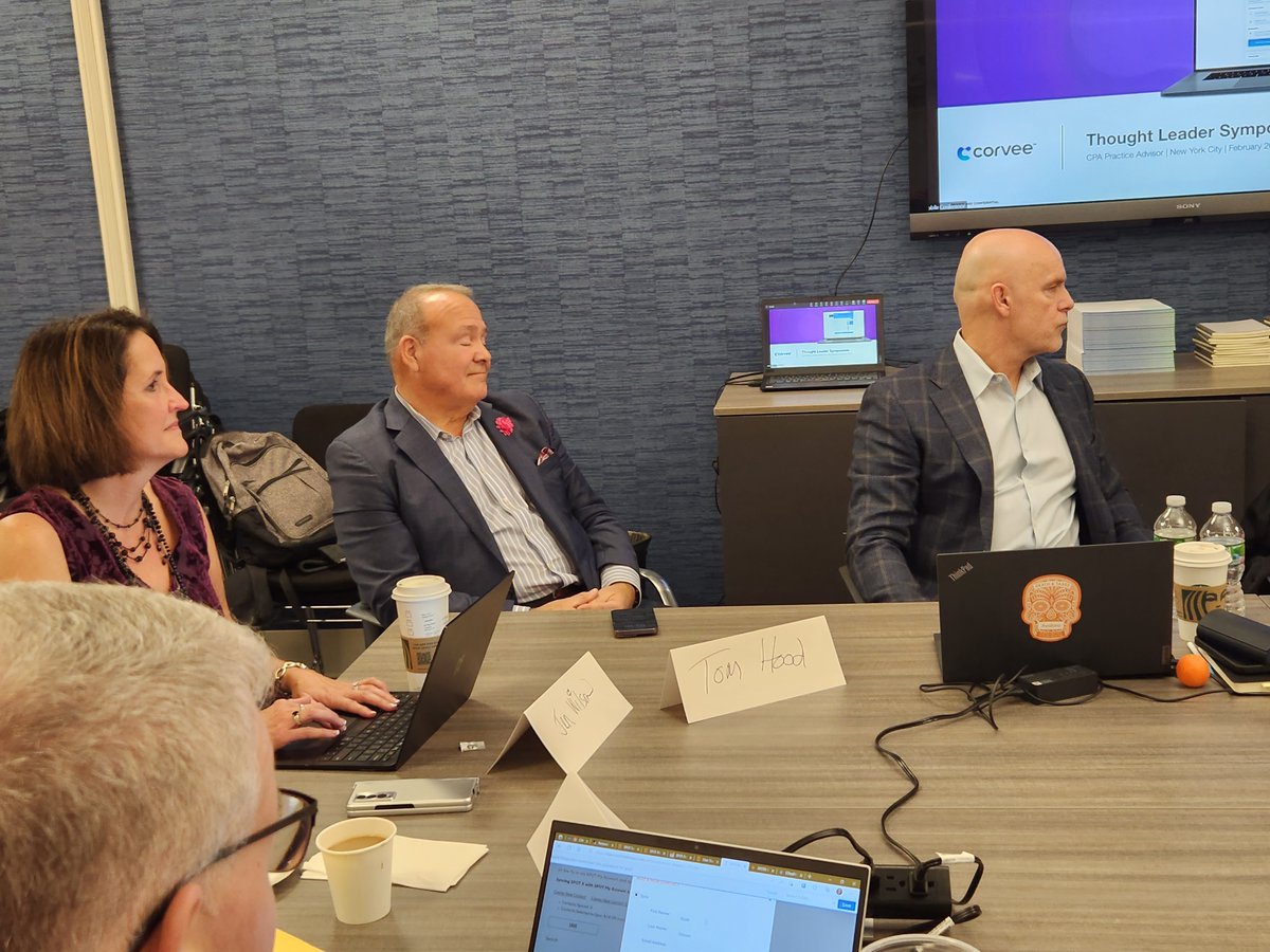 cpapracadvisor's tweet photo. Attendees at the #CPATLS have an open discussion around advisory services, audit, consulting and the state and future of tax planning services. https://t.co/WdJxBBv6cy