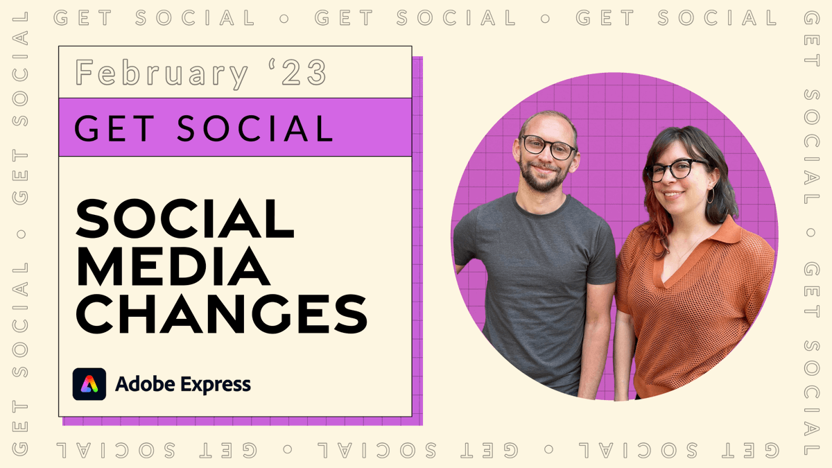 Adobe Express (@adobeexpress) on Twitter photo If you don’t have time to research all the changes that are happening in the world of social media, <a href="/AndyRLambert/">Andy Lambert</a> and <a href="/jordandene/">jordandené</a> are here to help. Join as they dive into February's updates from your favorite social platforms: adobe.ly/3YIzrlh #AdobeExpress If you don’t have time to research all the changes that are happening in the world of social media, <a href="/AndyRLambert/">Andy Lambert</a> and <a href="/jordandene/">jordandené</a> are here to help. Join as they dive into February's updates from your favorite social platforms: adobe.ly/3YIzrlh #AdobeExpress