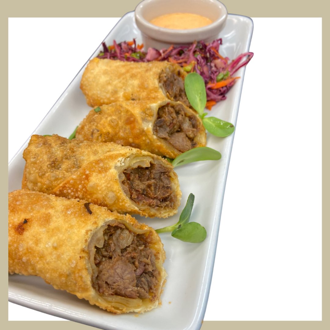 They’re back!
BBQ Short Rib Egg Rolls with Red Cabbage Slaw &amp; Sriracha Mayo. Only at Mark’s Prime Steakhouse Ocala.
marksprimesteakhouse.com/reservations/  #Trending #ocala #Florida