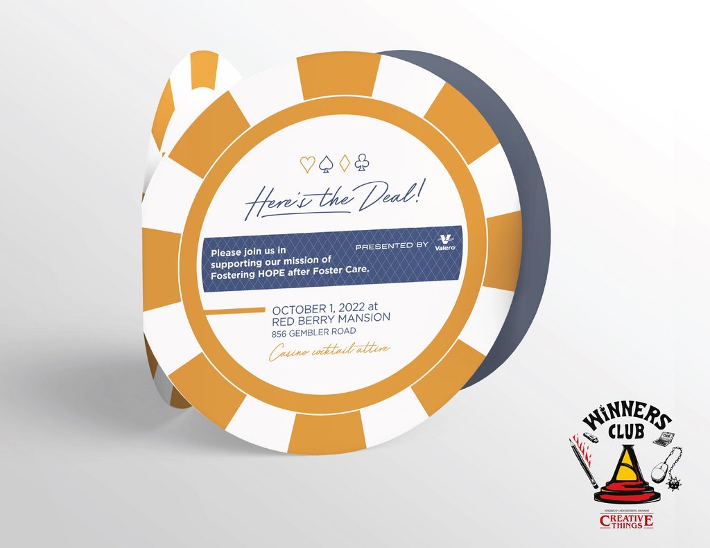 thecegroup's tweet photo. Congratulations to our designers for winning a Bronze ADDY for their work on the Invitation Campaign for THRU Project's Betting on Success Casino Night Gala. #wonanaddy

#cegroup #cegroupinc #invitationdesign #specialevents #creativedesign #addyawards #adfed https://t.co/vEtxu6yMDX