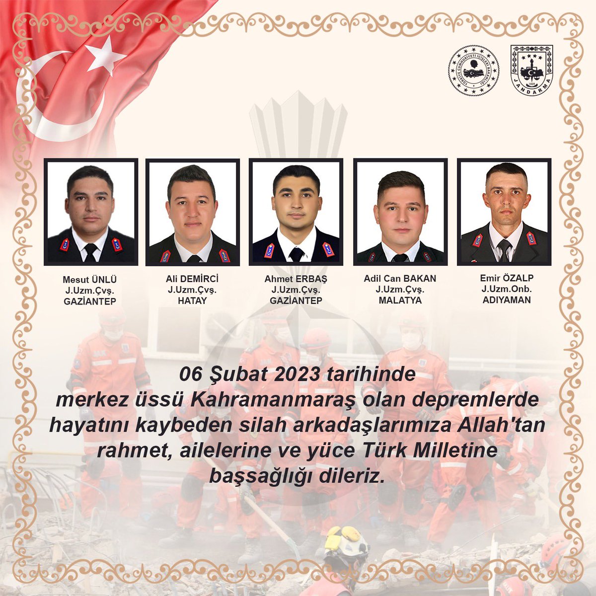 Başımız sağ olsun.🇹🇷