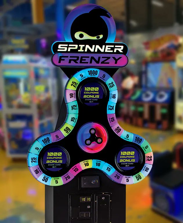 Test your spinning skills and see how big you can win! Learn more about this game at buff.ly/3ix22Ha