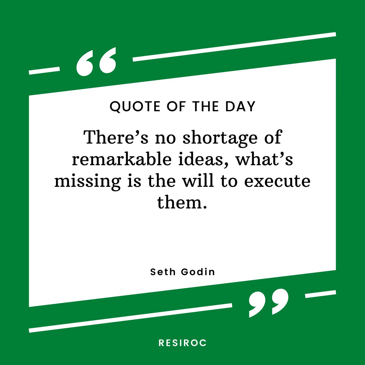 resiroc's tweet photo. #quoteoftheday - Great ideas are nothing without the motivation to put them into action. Don't let your best ideas remain just that - today is the day to make them a reality! 

Visit our website - https://t.co/6St4OKAJSY
#knowledge #motivation #resiroc #landlord https://t.co/HDwyhbNF8K