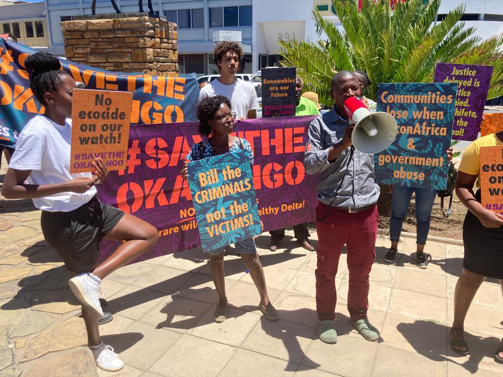 All they've done is try to protect their land and homes from drilling &amp; exploration by #ReconAfrica. We appeal to have these fees waived. Communities should not be punished for protecting what is rightfully theirs from neo-colonialist oil &amp; gas drillers &amp; their government allies.