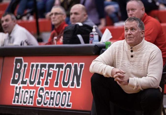 blufftonpirates's tweet photo. On Wednesday, February 15, 2023 Bluffton’s Girls Basketball coach Eric Garmatter coached his final game as a Pirate.  It is with heartfelt gratitude that we say Thank you to “Garmey” for the countless lives touched and years of service to Bluffton. https://t.co/ebHjjmqePO