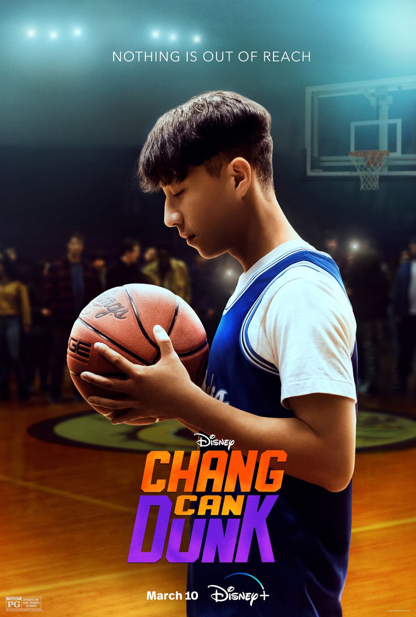Nothing is out of reach. Check out the new poster for Disney’s #ChangCanDunk and stream the movie starting March 10 only on #DisneyPlus.