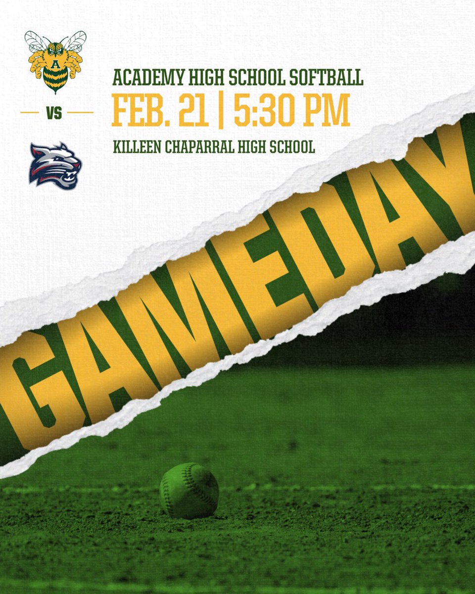 It’s game day! Come out and support your Academy Bumblebees this evening!

🗓️ February 21, 2023
🆚 Chaparral Bobcats
📍 Chaparral High School
⌚️ 5:30 PM