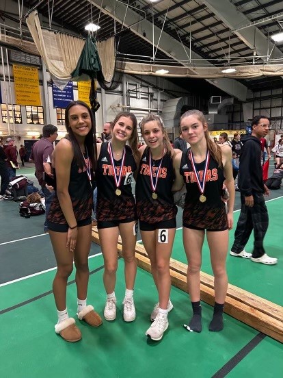 Huge day 4 the BHS T&amp;F 4x200m girls relay team at 2023 ME Class A Indoor T&amp;F state championship. Came out of heat 3 to place 7th w/ season best time of 1:55.54. These 4 ladies led the BHS Girls team 2 a tie for 9th (out of 24 teams) in Class A! #TigerPride <a href="/BiddHSAthletics/">Dennis Walton, CMAA</a>