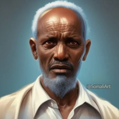 SomaliArt's tweet photo. CN: Somali grandfather | Awoowe Soomaaliyed.

What should we name this Awoowe?!

#SomaliArt #AIArtwork #followback https://t.co/upDrwU64Yz